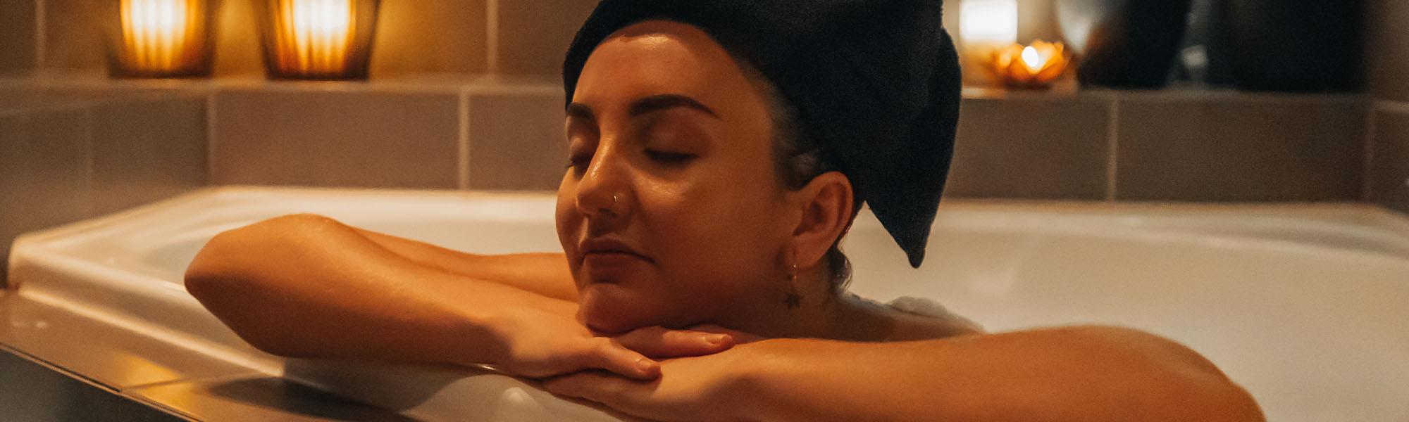 spa bath in beauty spa facility