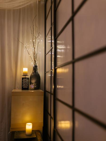 asante mood lighting in salon